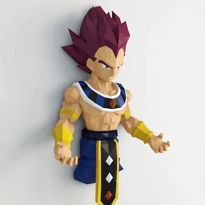 Pride Prince 3D Papercraft Wall Art