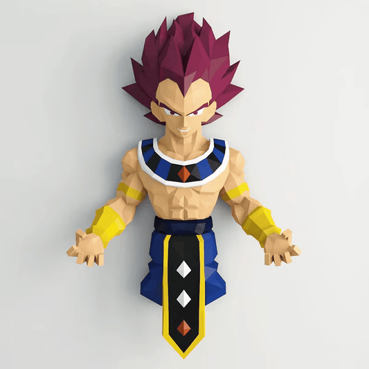 Pride Prince 3D Papercraft Wall Art
