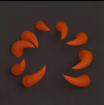 Nine-Tailed Fox 3D Papercraft Wall Art