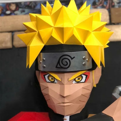 Hidden Leaf Ninja 3D Papercraft Wall Art