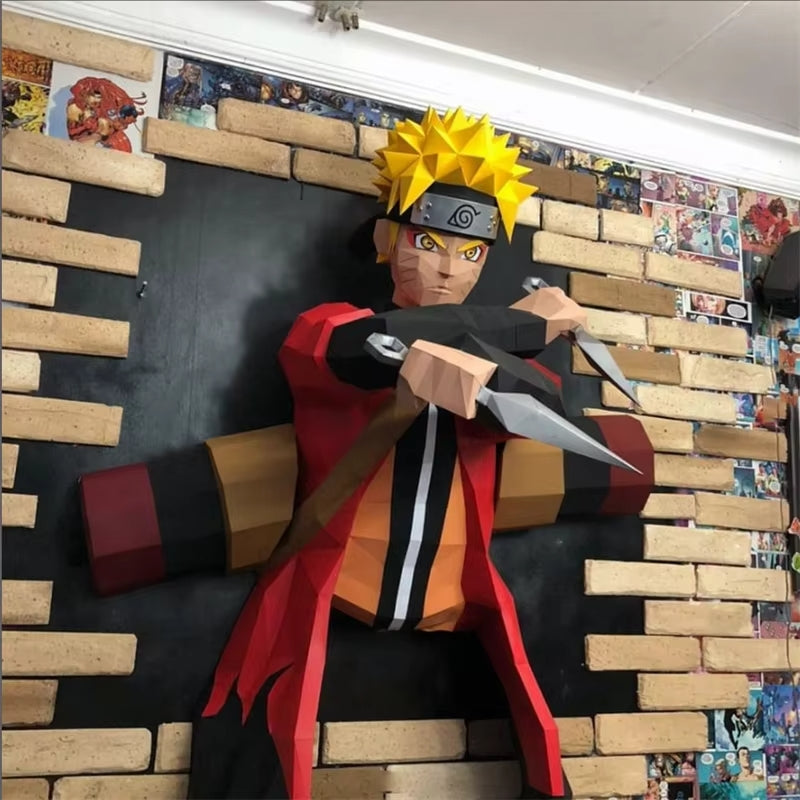 Hidden Leaf Ninja 3D Papercraft Wall Art